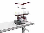 Промышленный 5-ти ниточный оверлок с автоматическим подъемом лапки Aurora E3-5PF для легких и средних материалов (прямой привод)