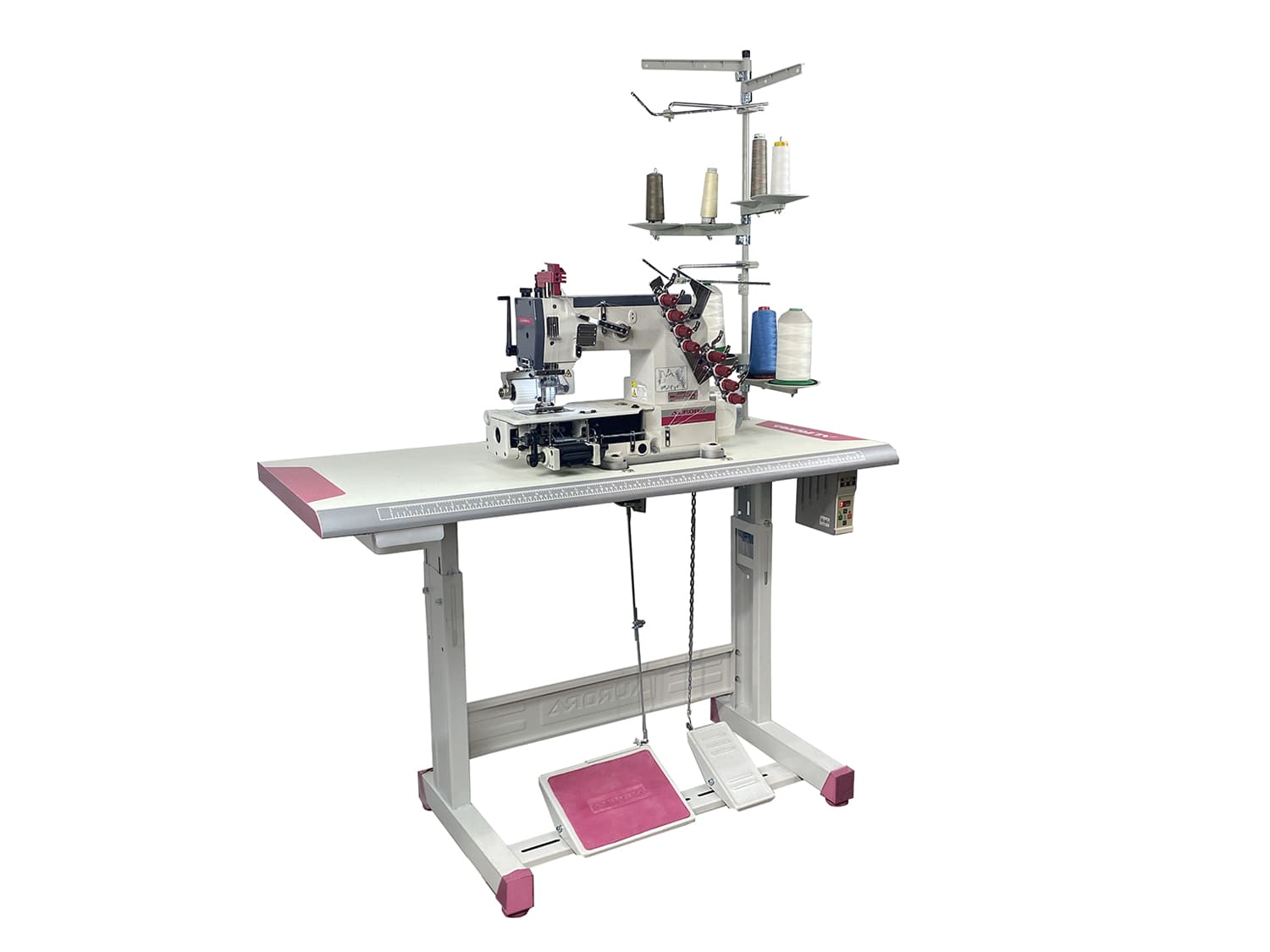 Многоигольная промышленная швейная машина (поясная машина) Aurora A-04095P-VWL-D (прямой привод)