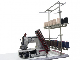 Многоигольная промышленная швейная машина (поясная машина) Aurora A-12064P-VWL-D (прямой привод)